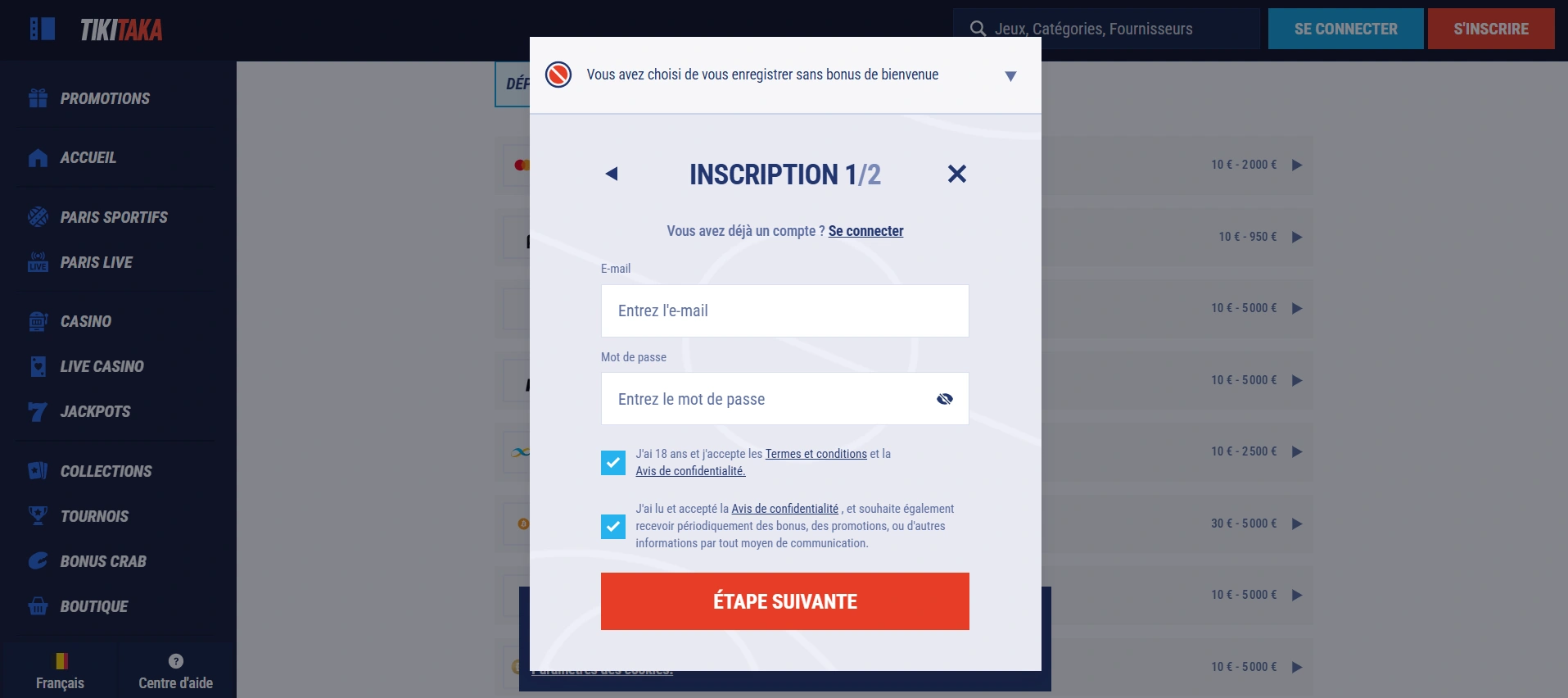 tikitaka registration