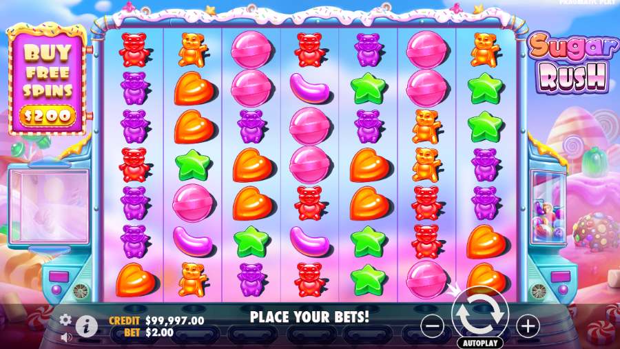 fonctionnalités spéciales du jeu sugar rush