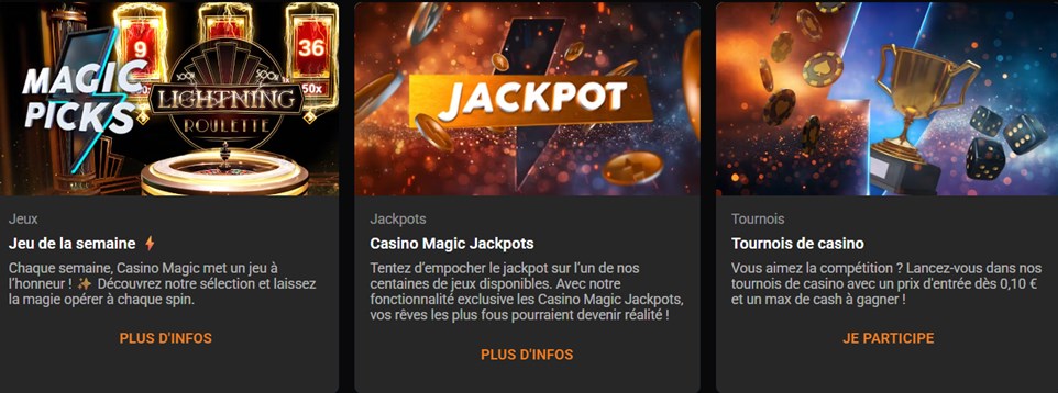 magic casino bonus
