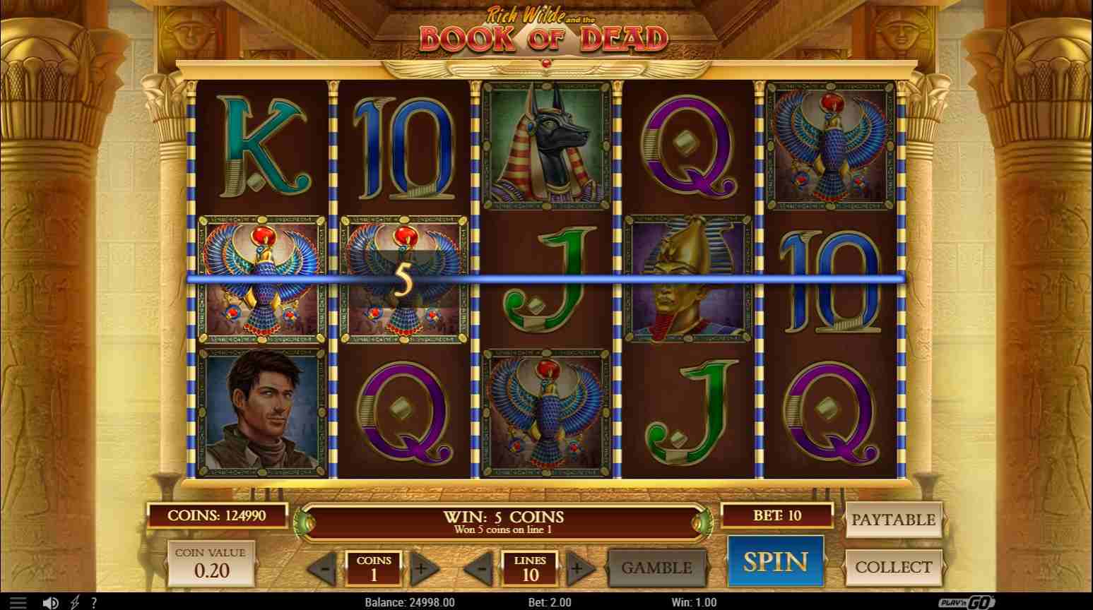 book of dead win