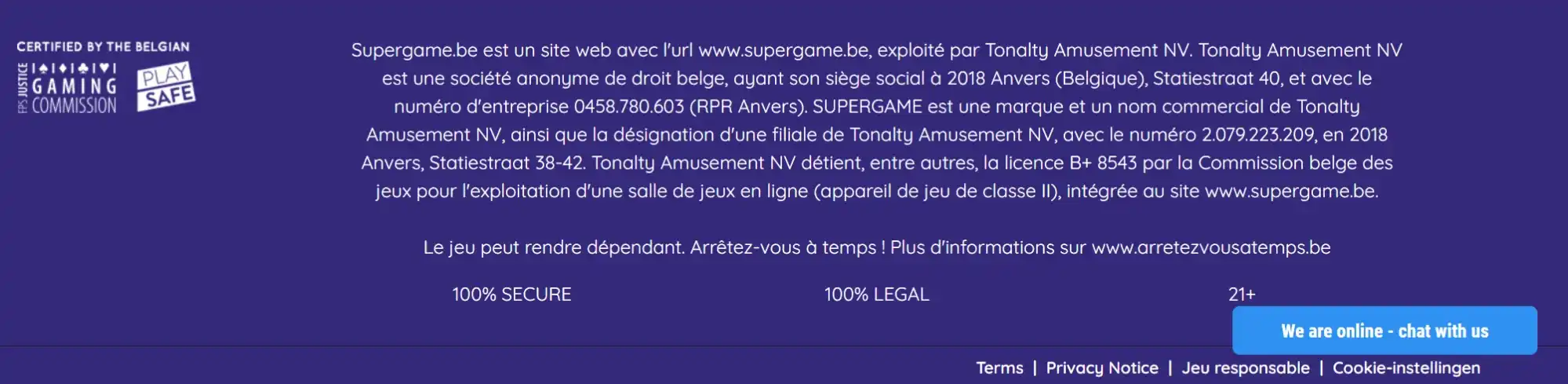 supergame footer