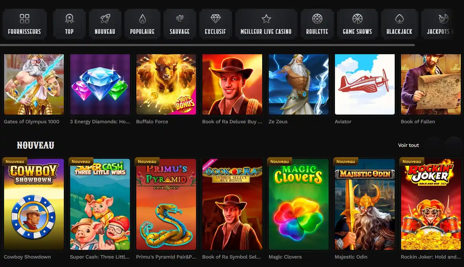 wildsino games
