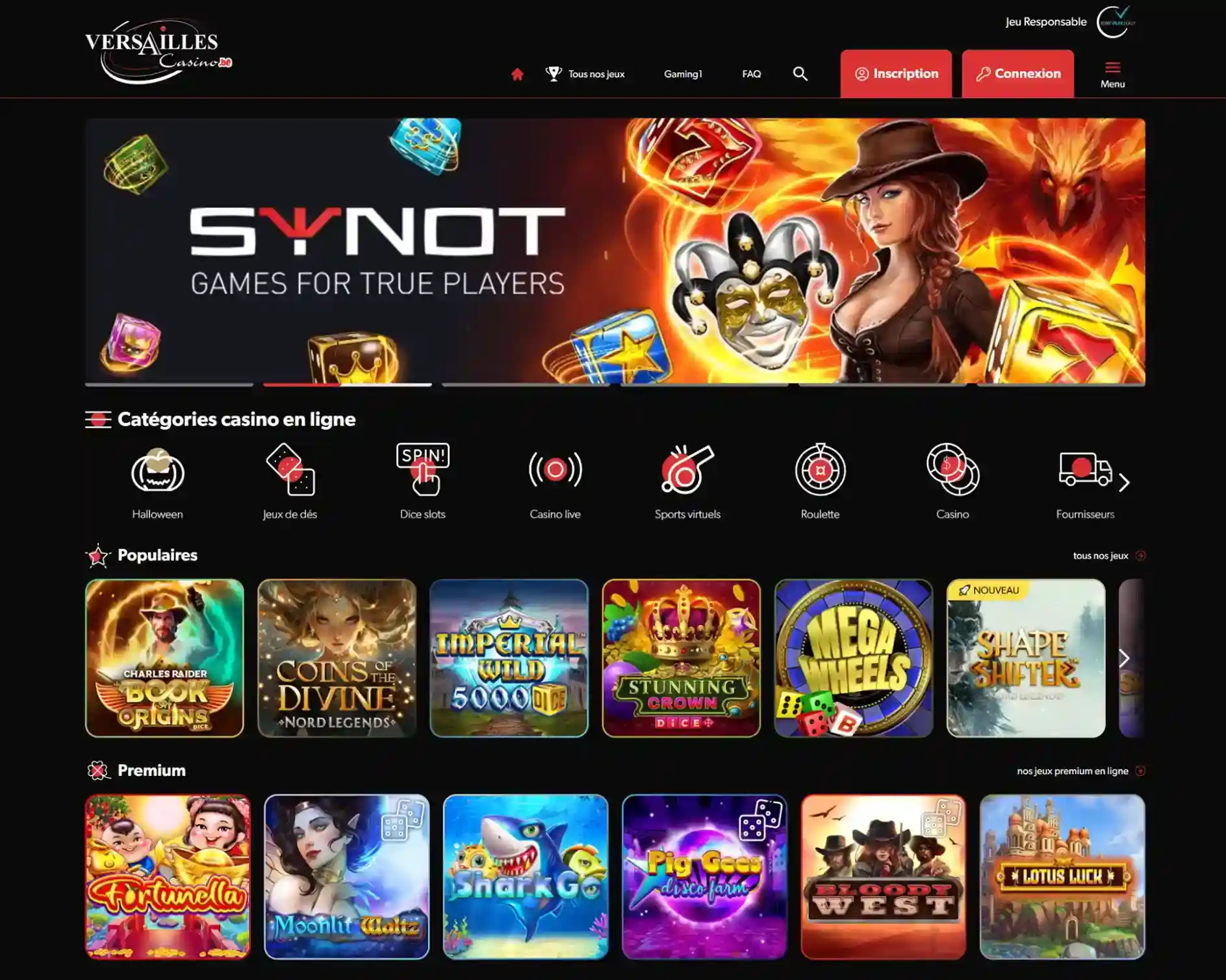 versailles main page