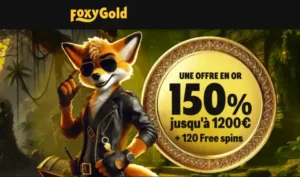 foxygold welcome bonus